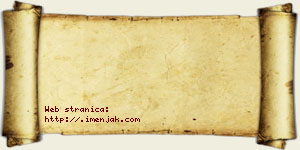 Jana Čumić vizit kartica